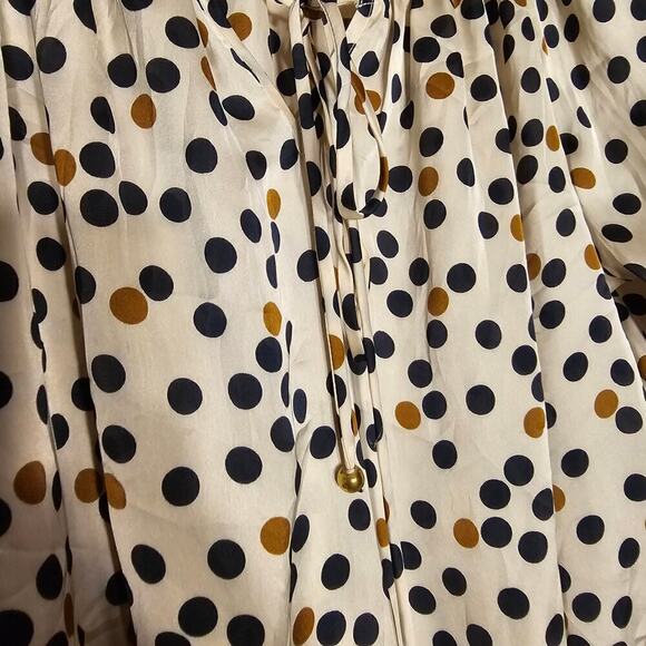 Ellen Tracy White Blouse Large - Picture 5 of 7